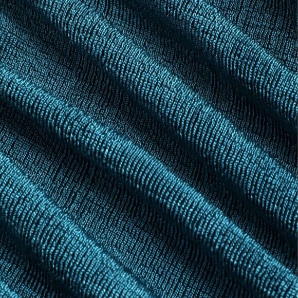 Cider textured ruched midi dress green/blue NWT - Picture 14 of 14